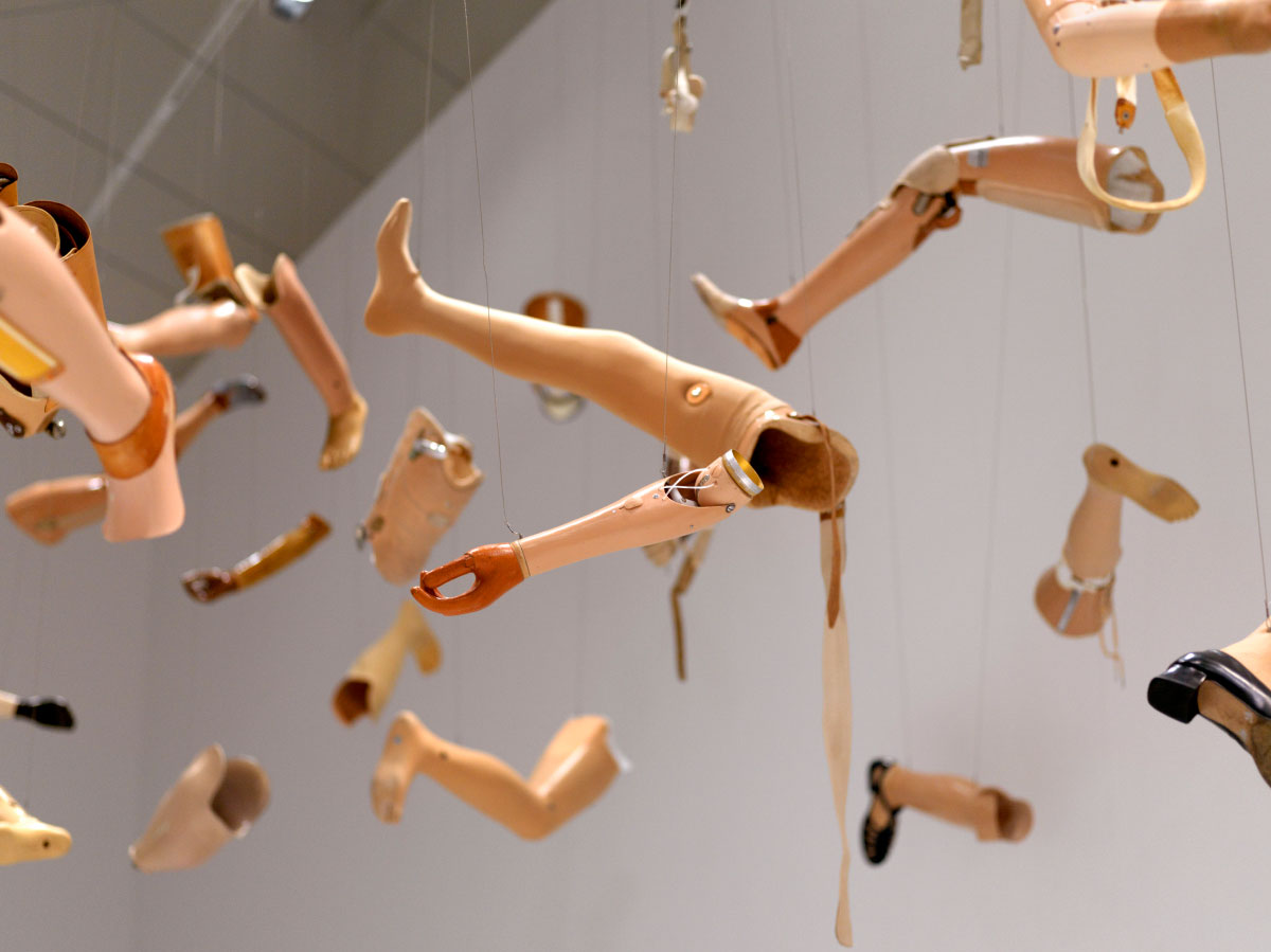 Kader Attia, On Silence, 2021, Protheses, variable dimensions, © Courtesy: the artist, Galerie Nagel Draxler and Lehmann Maupin, Commissioned by Mathaf: Arab Museum of Modern Art, Doha, photo: Markus Elbaus