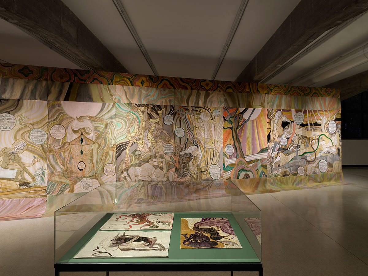Emma Talbot, The Age/L'Età, exhibition view, Collezione Maramotti, Reggio Emilia, 2022-23, Photo Dario Lasagni