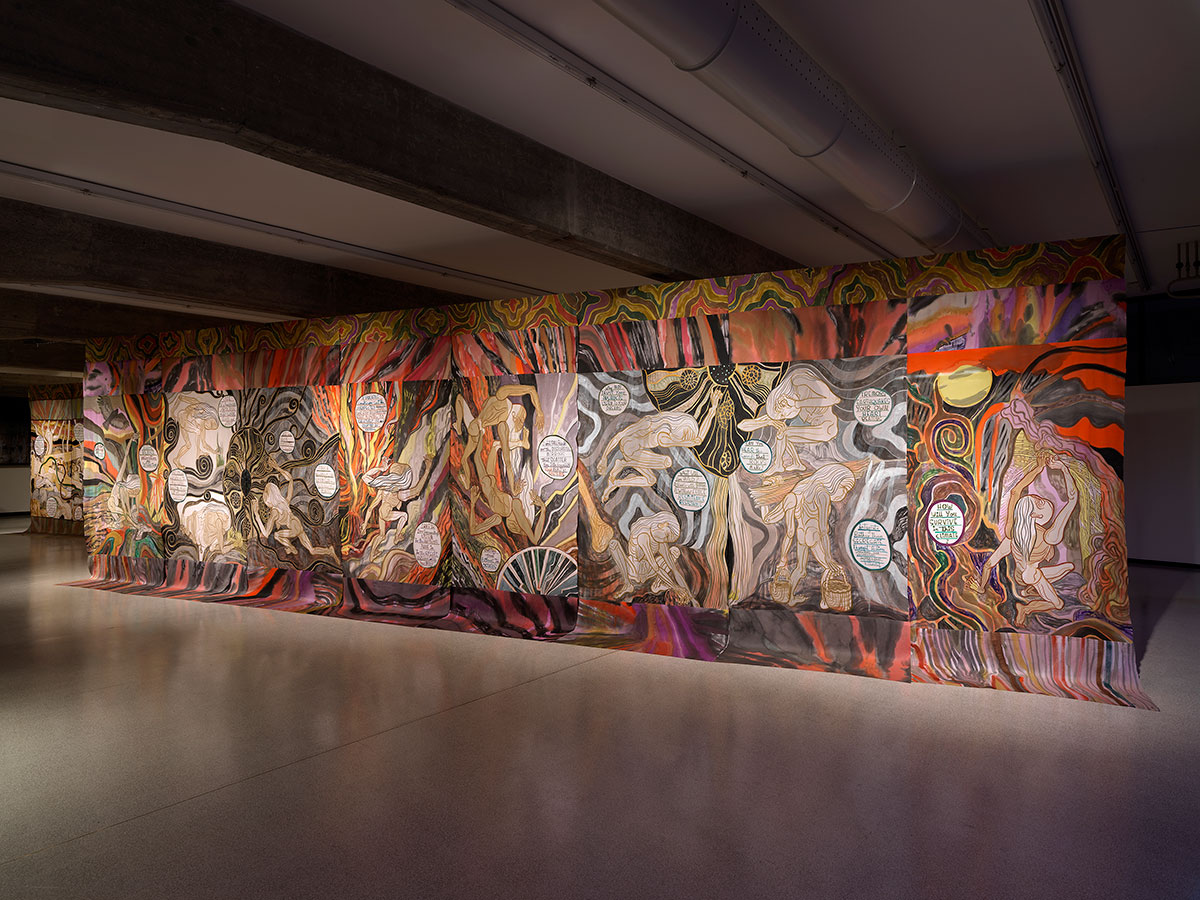 Emma Talbot, The Age/L'Età, exhibition view, Collezione Maramotti, Reggio Emilia, 2022-23, Photo Dario Lasagni