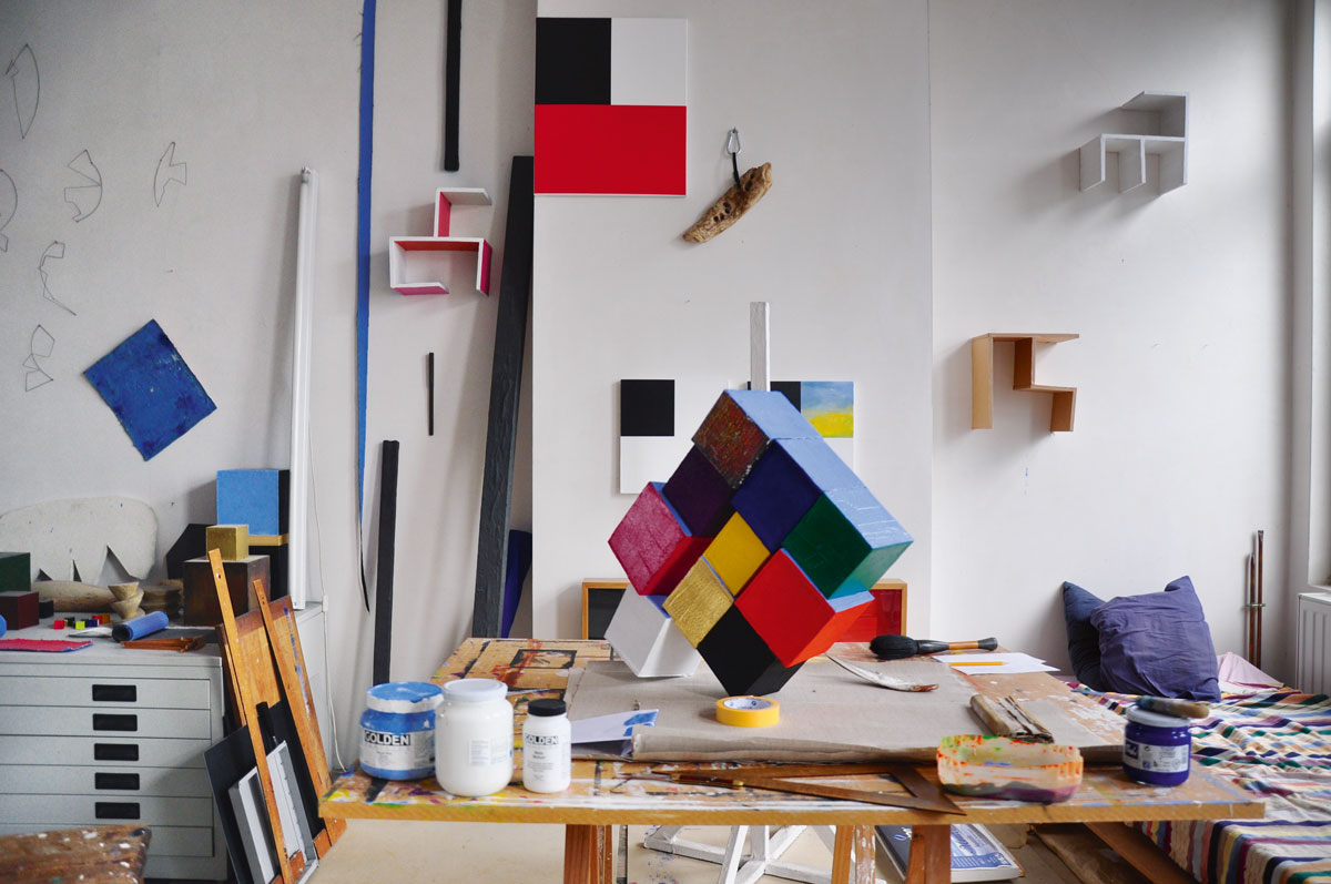 Studio view Philippe Van Snick, 2007, Photo: Philippe Van Snick, Courtesy Philippe Van Snick Estate