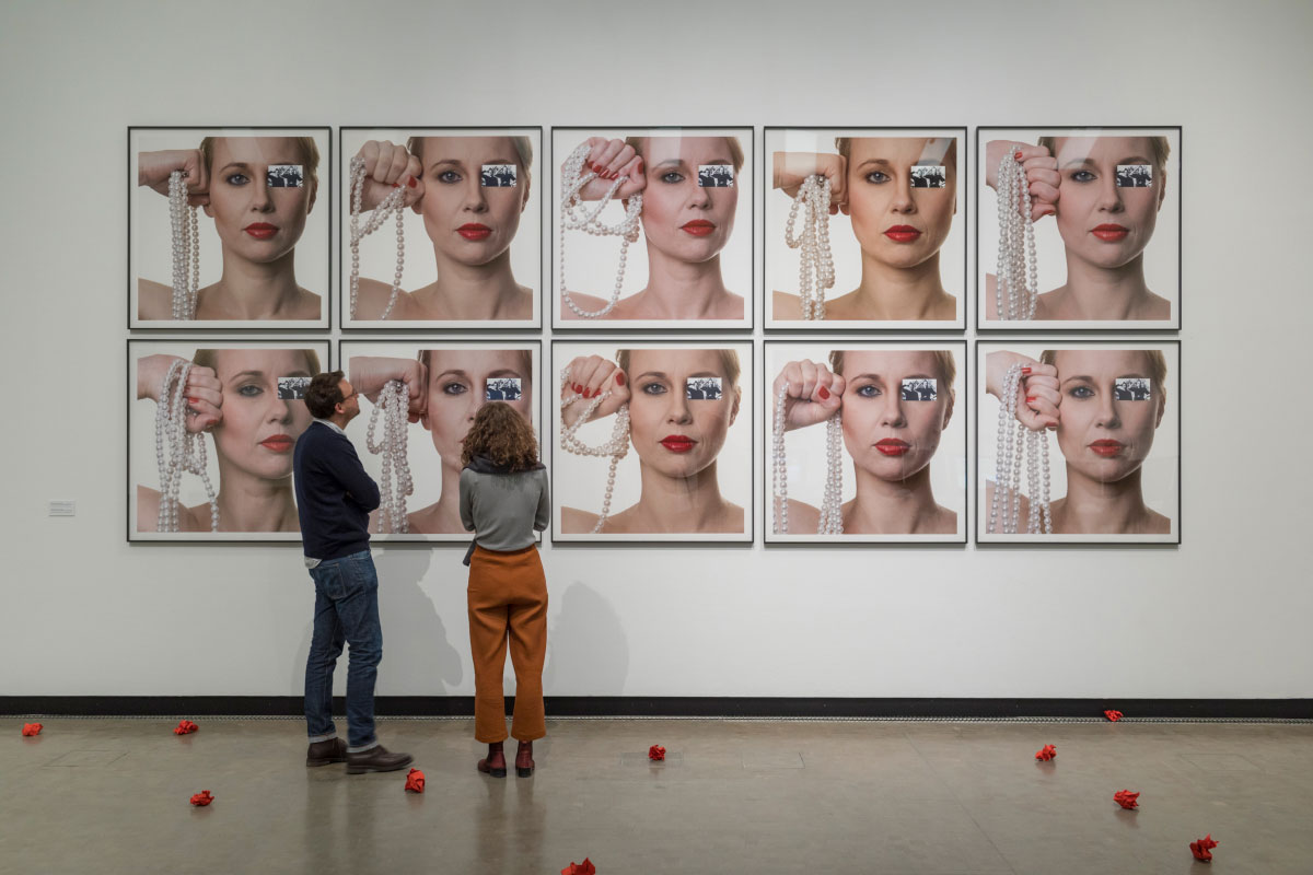 Installation view: Sanja Iveković. Works of Heart (1974–2022), Kunsthalle Wien 2022, photo: Boris Cvjetanović