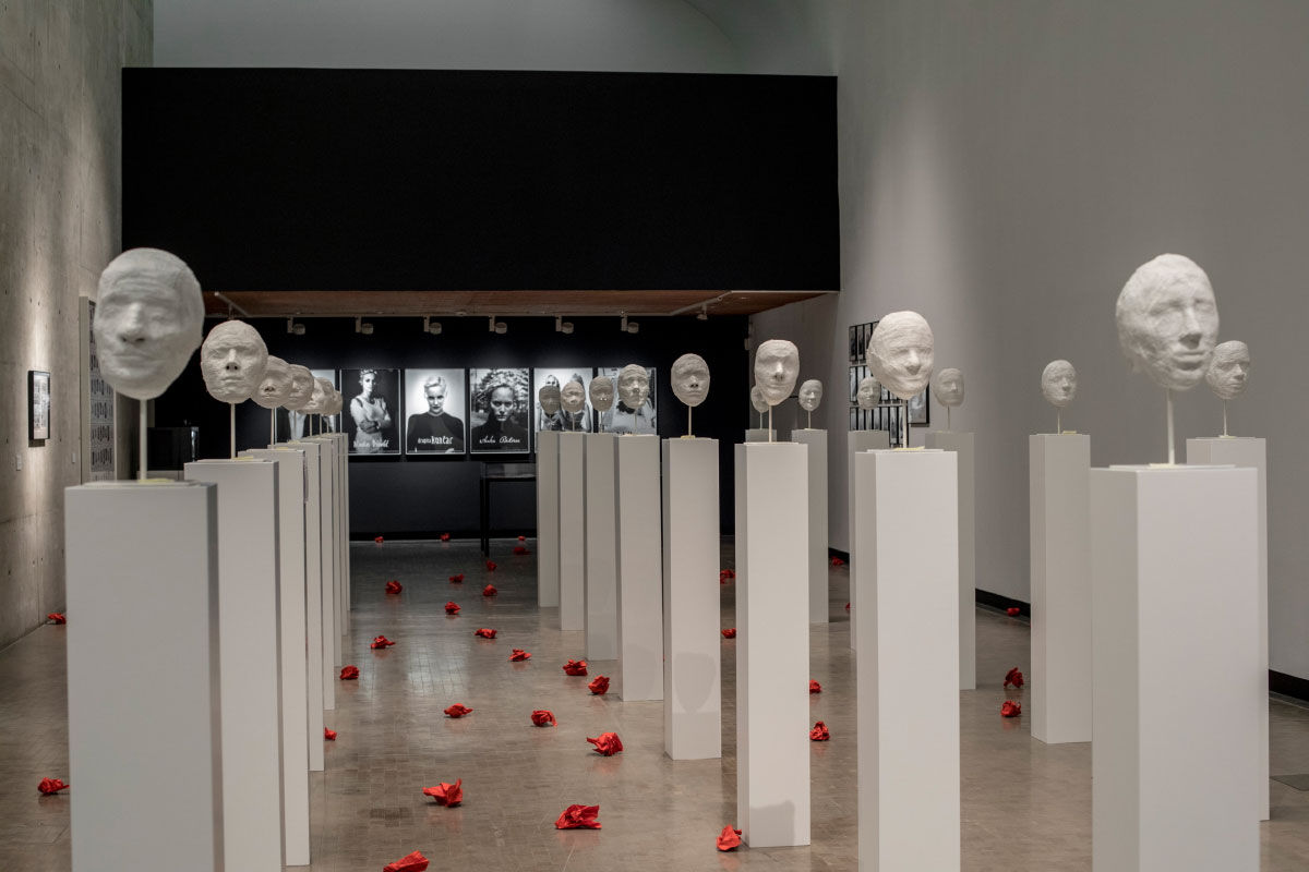 Installation view: Sanja Iveković. Works of Heart (1974–2022), Kunsthalle Wien 2022, photo: Boris Cvjetanović