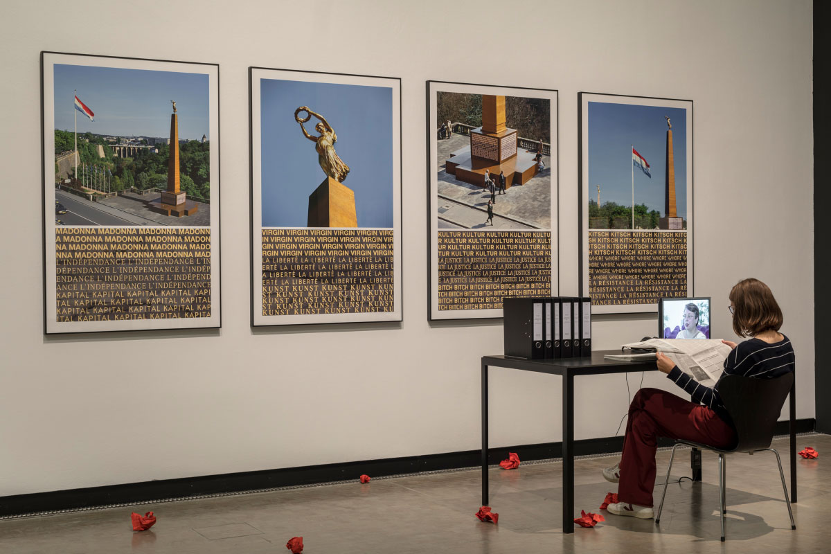 Installation view: Sanja Iveković. Works of Heart (1974–2022), Kunsthalle Wien 2022, photo: Boris Cvjetanović