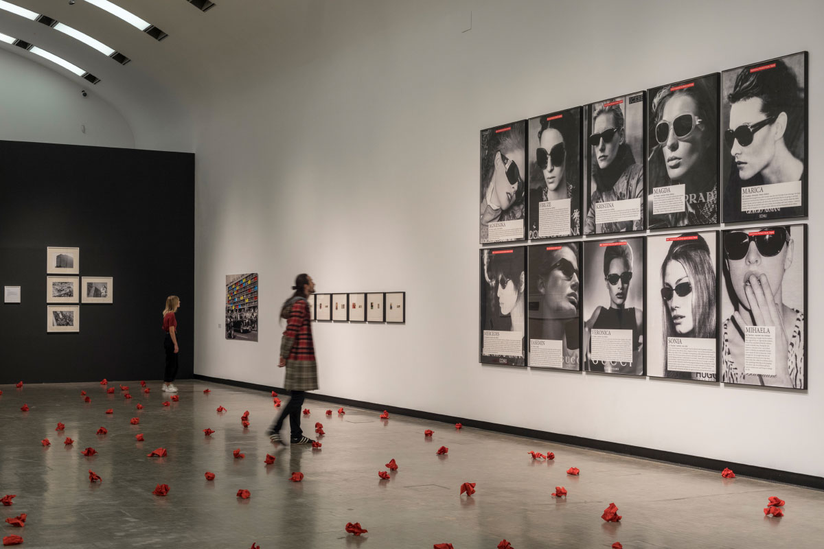 Installation view: Sanja Iveković. Works of Heart (1974–2022), Kunsthalle Wien 2022, photo: Boris Cvjetanović