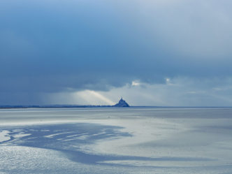 19. Elger Esser, Mont Saint Michel V, France, 2022, Dry Ink on silvered copper, Ed. 3, 32 x 42 cm, Elger Esser / VG Bild-Kunst. Van der Grinten