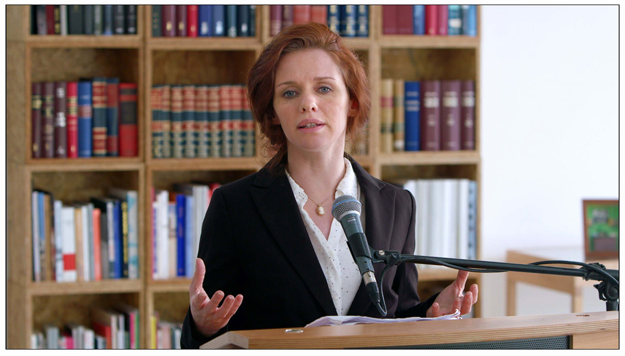 Roee Rosen, Explaining the Law to Kwame (film still), 2020.Video, 23 minutes. Courtesy Roee Rosen.