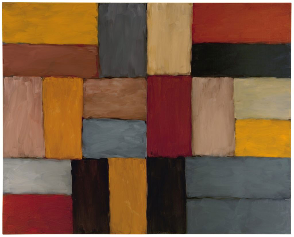 Sean Scully: Wall of Light Zacatecas, 2010, oil on linen; 279.8 × 350.4 cm, private collection © Sean Scully. Image courtesy of the artist. Photo by Christoph Knoch