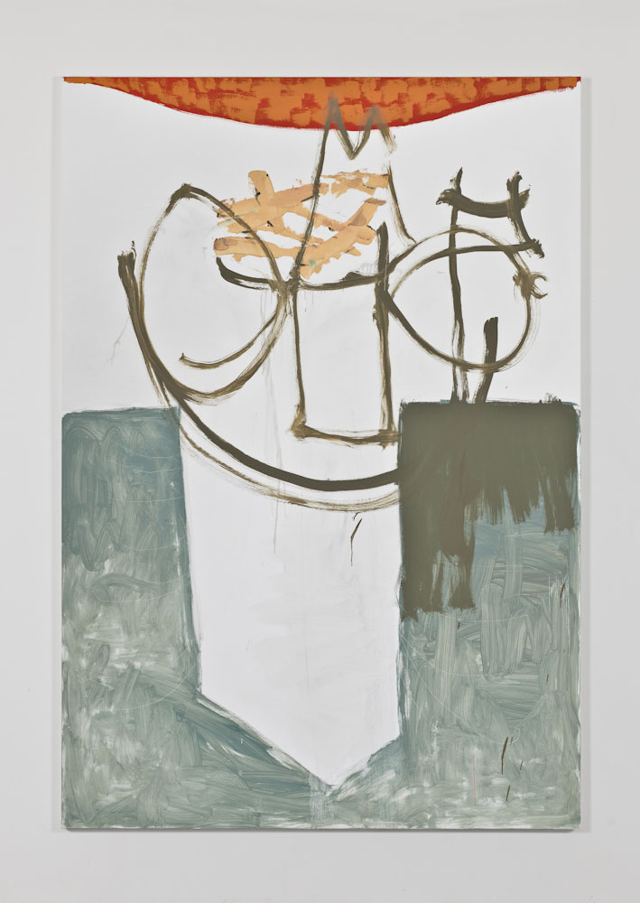 Richard Aldrich, Untitled, 2012, Oil, wax and enamel on linen, 84 x 58 inches (213.4 x 147.3 cm), © Richard Aldrich, Courtesy the artist and Gladstone Gallery