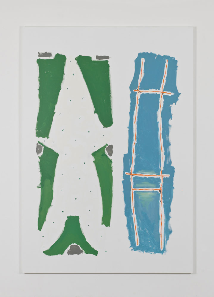 Richard Aldrich, Gemini, 2015, Oil and wax on linen, 84 x 58 inches (213.4 x 147.3 cm), © Richard Aldrich, Courtesy the artist and Gladstone Gallery