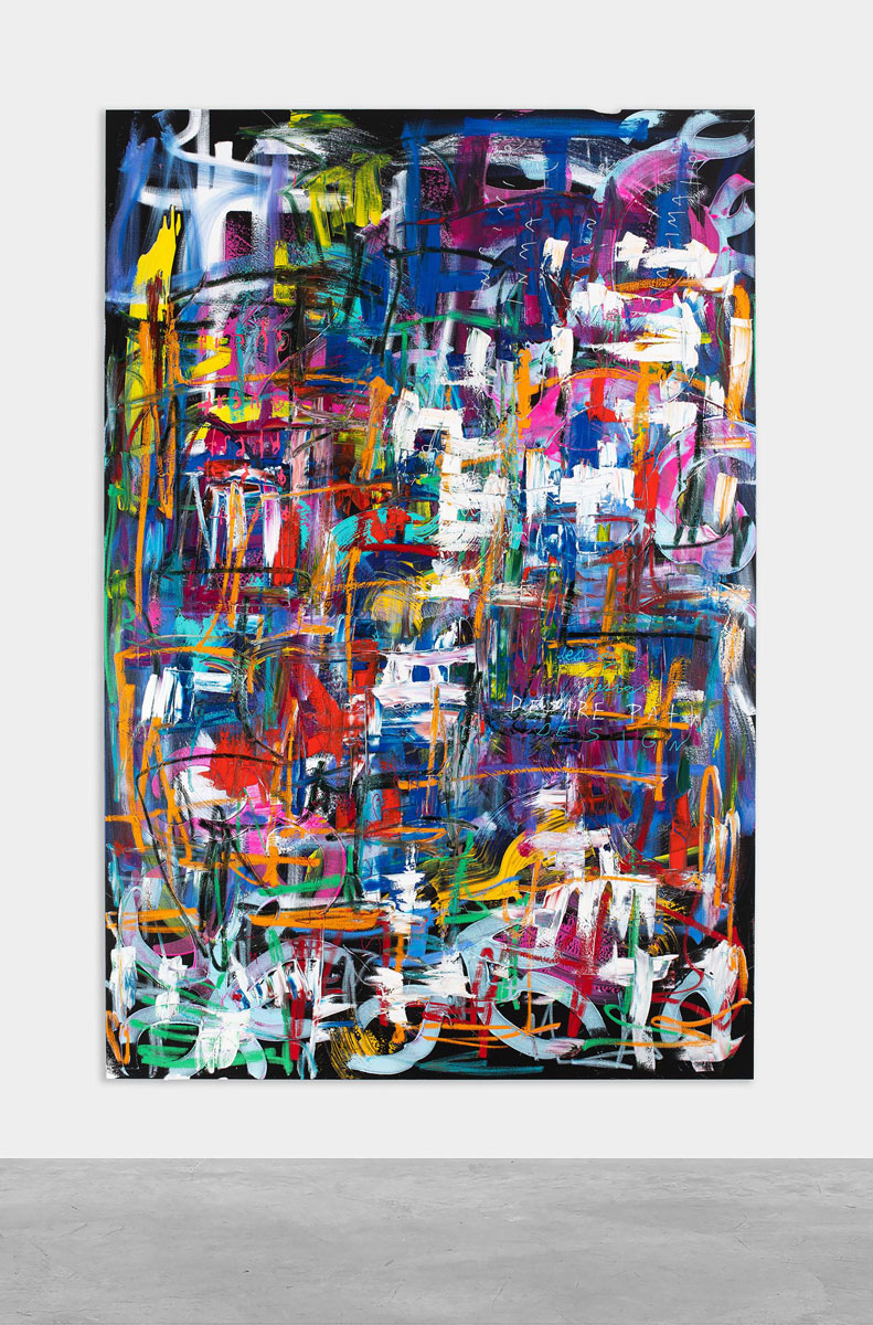 Richard Kennedy, Richard Kennedy, Dazed off, 2022, Acrylic and oil on canvas, 140 x 103 cm (55 x 41 in)© Richard Kennedy, Courtesy the artist and Peres Projects