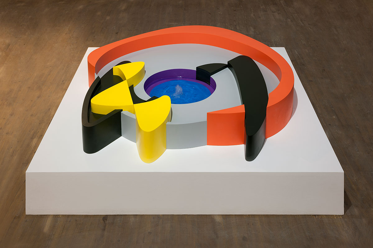 Tobias Rehberger, Verbesserung Stokkur (Modell), 2002, Mixed media, 16 x 120 x 135 cm, © Tobias Rehberger, Courtesy: the artist and GALLERIA CONTINUA, Photo by: Dong Lin