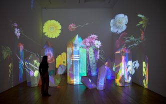 Tony Oursler, mAcHiNe E.L.F., Exhibition view Lehmann Maupin Gallery-New York, 2023, Photo by Matthew Herrmann, Courtesy the artist and Lehmann Maupin Gallery