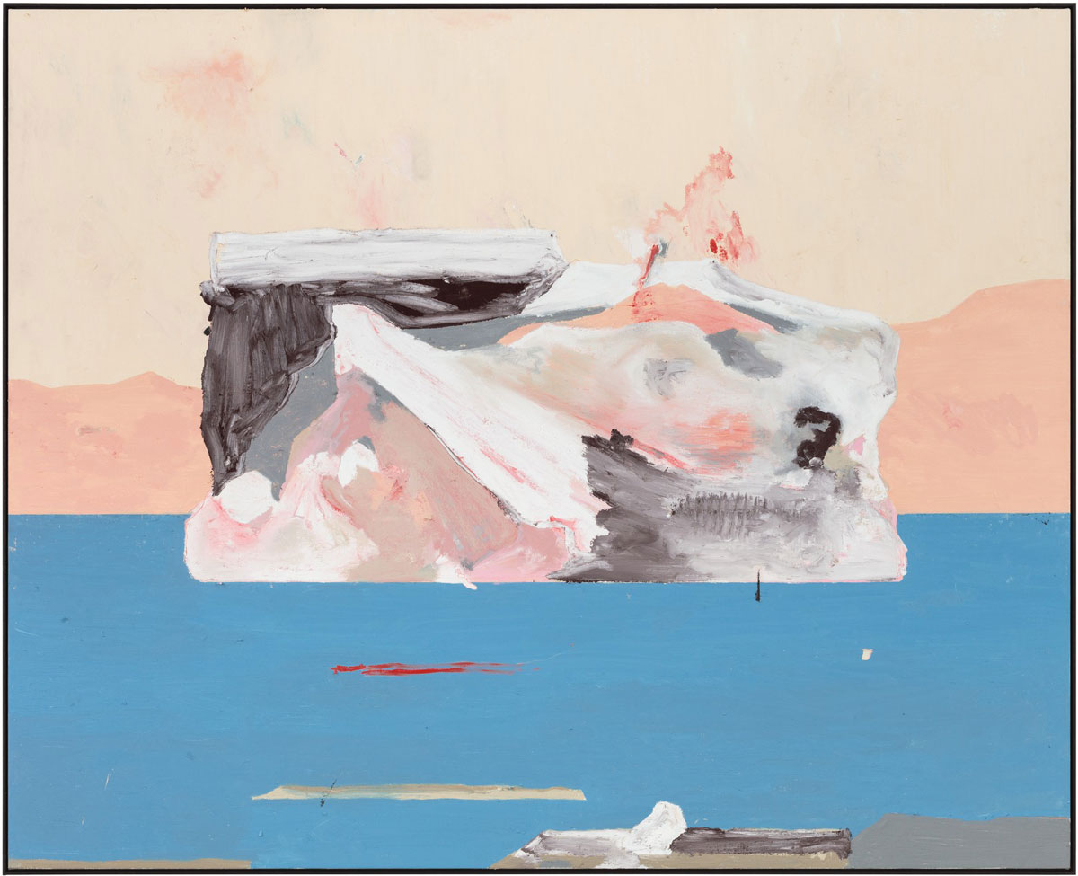 Harold Ancart, Untitled, 2018 Oil stick and pencil on canvas, in artist’s frame, 69 × 85 × 2 ¼ inches (175.3 × 215.9 × 5.7 cm), Fondation Beyeler, Riehen/Basel, Switzerland, © Harold Ancart. Photo: JSP Art Photography, Courtesy the artist and Gagosian