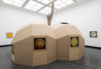 Oscar Tuazon, Water School, 2023, Installation view, Bergen Kunsthall. Photo: Thor Brødreskift