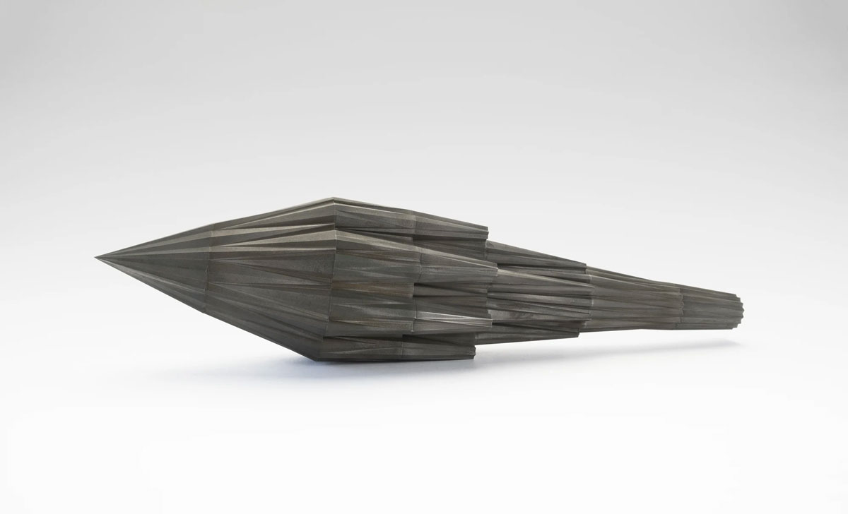 Sahand Hesamiyan, Kanoon I, 2020, Steel, 40 x 9.5 x 10 cm, AP1, Edition of 3, 2AP, © Sahand Hesamiyan, Courtesy the artist and The Third Line Gallery