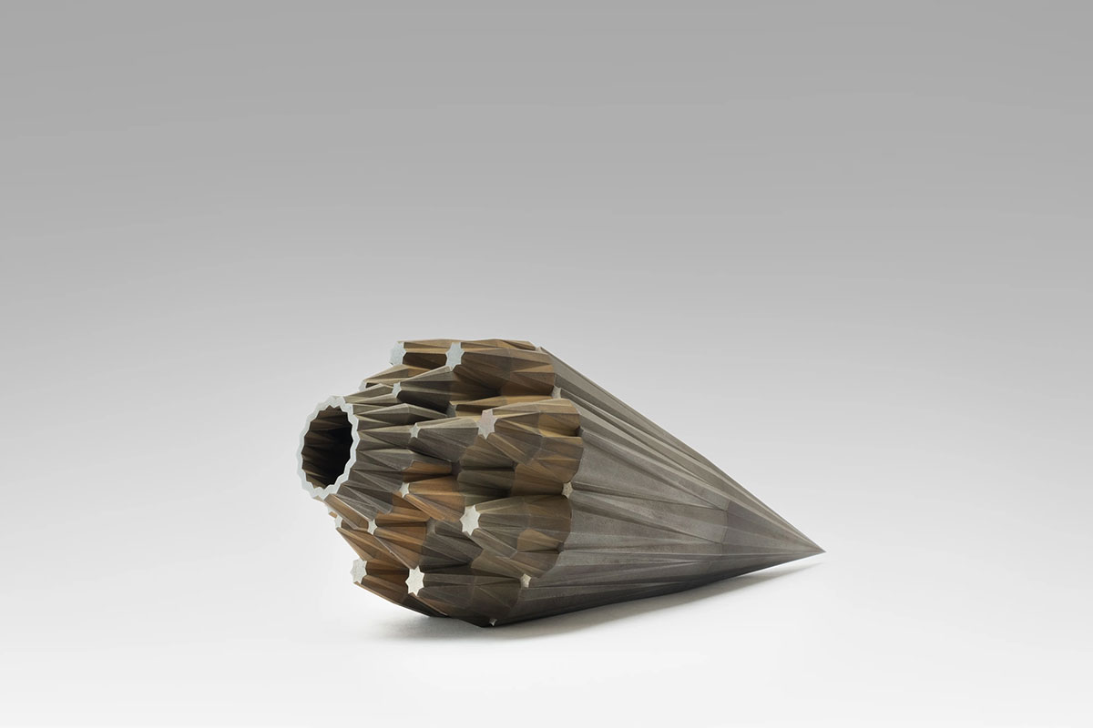 Sahand Hesamiyan, Kanoon II, 2020, Steel, 24.5 x 9.5 x 10 cm, AP1, Edition of 3, 2AP, © Sahand Hesamiyan, Courtesy the artist and The Third Line Gallery