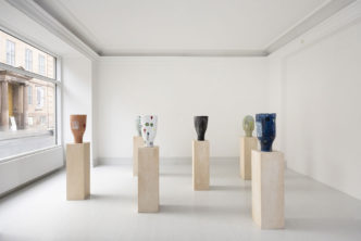 Exhibition view “Ceramics”, Galerie Mikael Andersen- Copenhagen, 2023, Courtesy Galerie Mikael Andersen