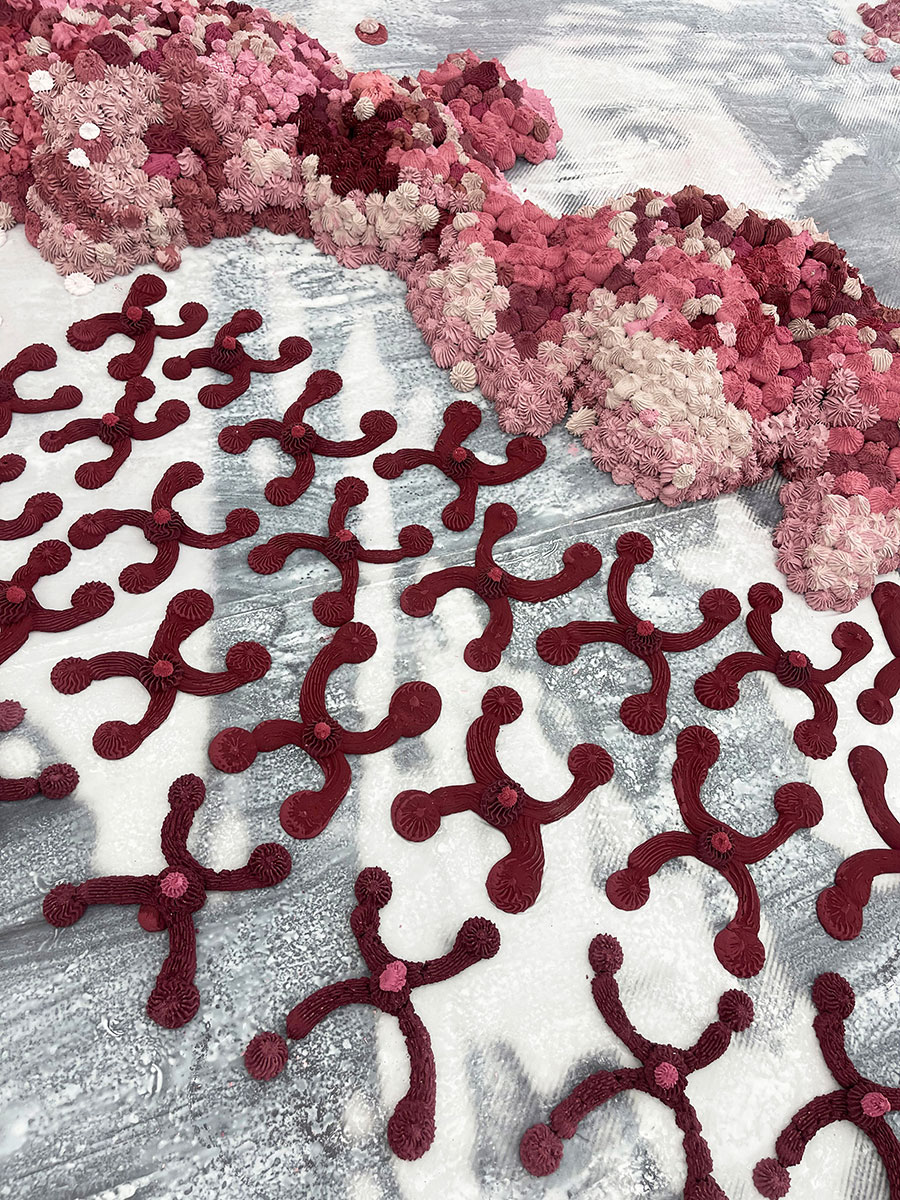 Melike Kara, Emine's Garden, 2023, Installation, detailed view, © Studio Kara