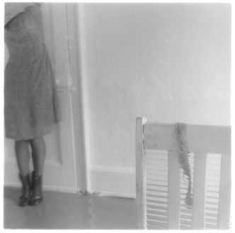 Francesca Woodman, Untitled, c. 1979–80, Lifetime gelatin silver print, 10 x 8 inches (25.2 x 20.2 cm), © Woodman Family Foundation / Artists Rights Society (ARS), New York, © The Artist, Courtesy Gagosian and The Woodman Family Foundation