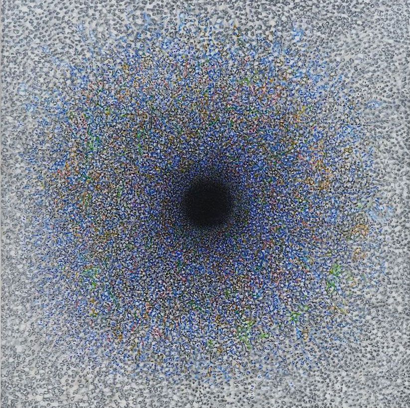 Richard Pousette-Dart, Imploding Black, 1985-86 © 2019 Estate of Richard Pousette-Dart / Artists Rights Society (ARS), New York