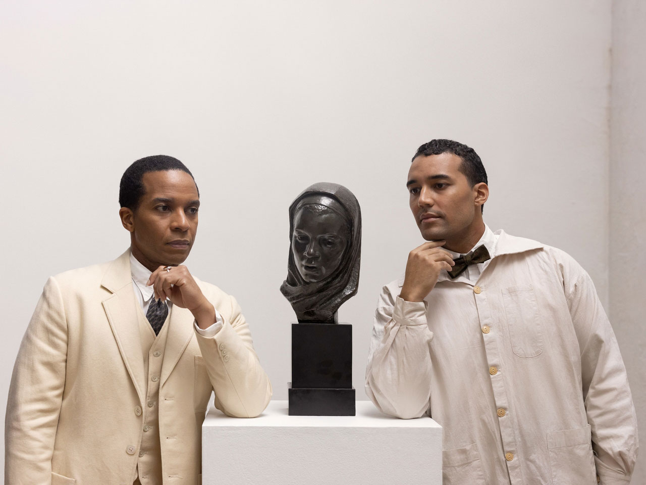 Isaac Julien, Iolaus/In the Life (Once Again…Statues Never Die), 2022. Inkjet print, 59 × 78 3/4 in. (150 × 200 cm). © Isaac Julien. Courtesy the artist and Victoria Miro, London