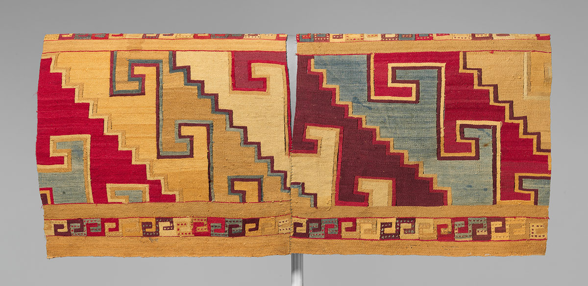 Central coast artist, Tunic, 1000-1476 CE, Peru, Camelid and cotton fibers, 33 × 36 in. (83.8 × 91.4 cm), The Metropolitan Museum of Art, Purchase, Anonymous Gifts, 2015, (2015.291), Image: © The Metropolitan Museum of Art