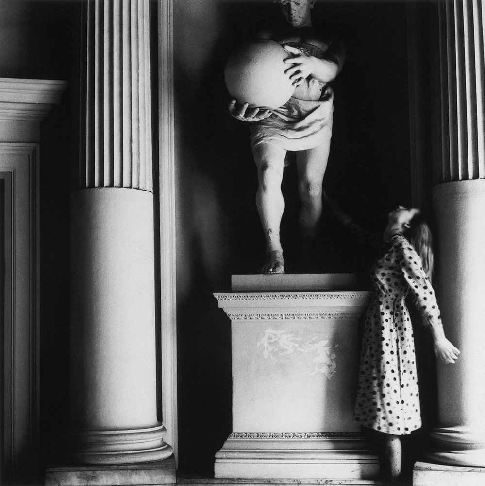 Francesca Woodman, Untitled, c. 1977–78, Lifetime gelatin silver print, 6 x 6 1/8 inches (15.2 x 15.6 cm), © Woodman Family Foundation / Artists Rights Society (ARS), New York, Courtesy Gagosian and The Woodman Family Foundation