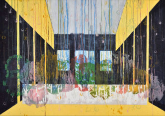 Pauline Bazignan, 21.03.2022-11.03.2024 (Ultima 1), 2024, acrylic on canvas, 70 x 100 cm, 27 1/2 x 39 3/8 in, © Pauline Bazignan, Courtesy the artist and Praz-Delavallade Gallery