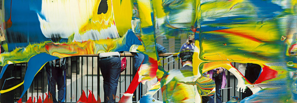 Gerhard Richter, MV 133, 2011, lacquer on colour photography, 10.1 x 15.1 cm, on loan from the Gerhard Richter Art Foundation, © Gerhard Richter 2023 (31032023