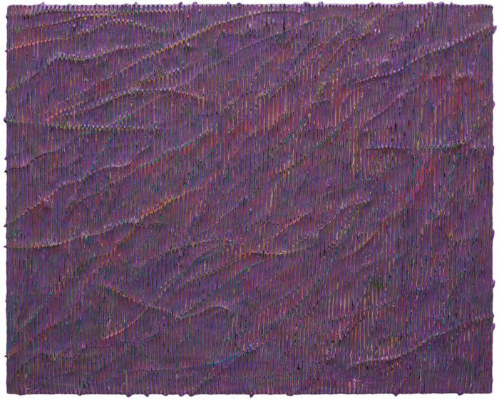 Ju Ting, Deep Waters Run Quiet 101323, 2023 acrylic on board, 125 x 154 x 7 cm, The artist and Galerie Urs Meile