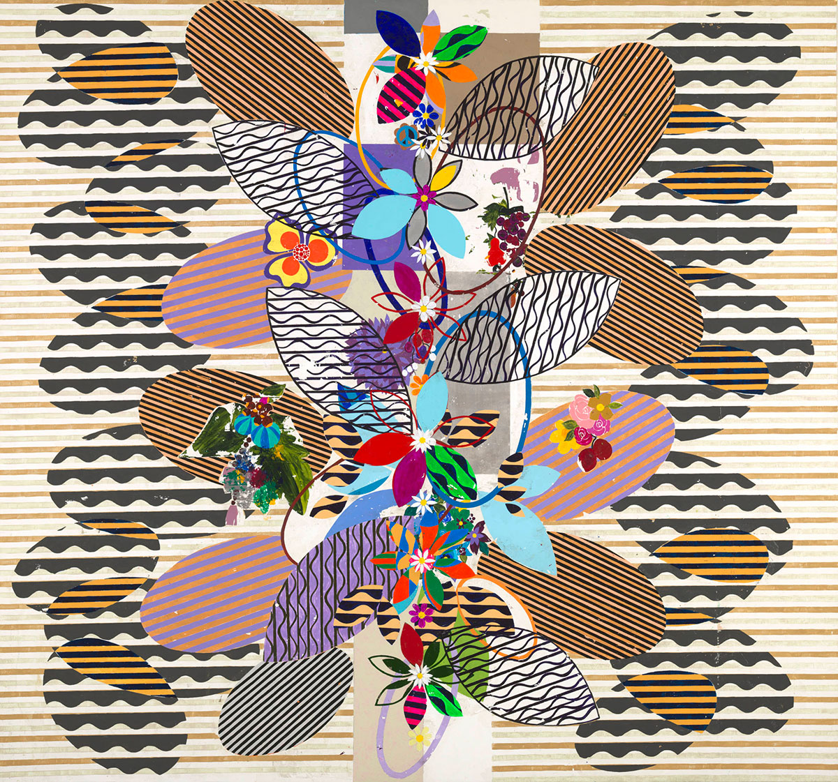 Beatriz Milhazes, Banho de Rio, 2017, Tate. Presented by Ivor Braka, White Cube Ltd and an anonymous donor 2019. © Beatriz Milhazes