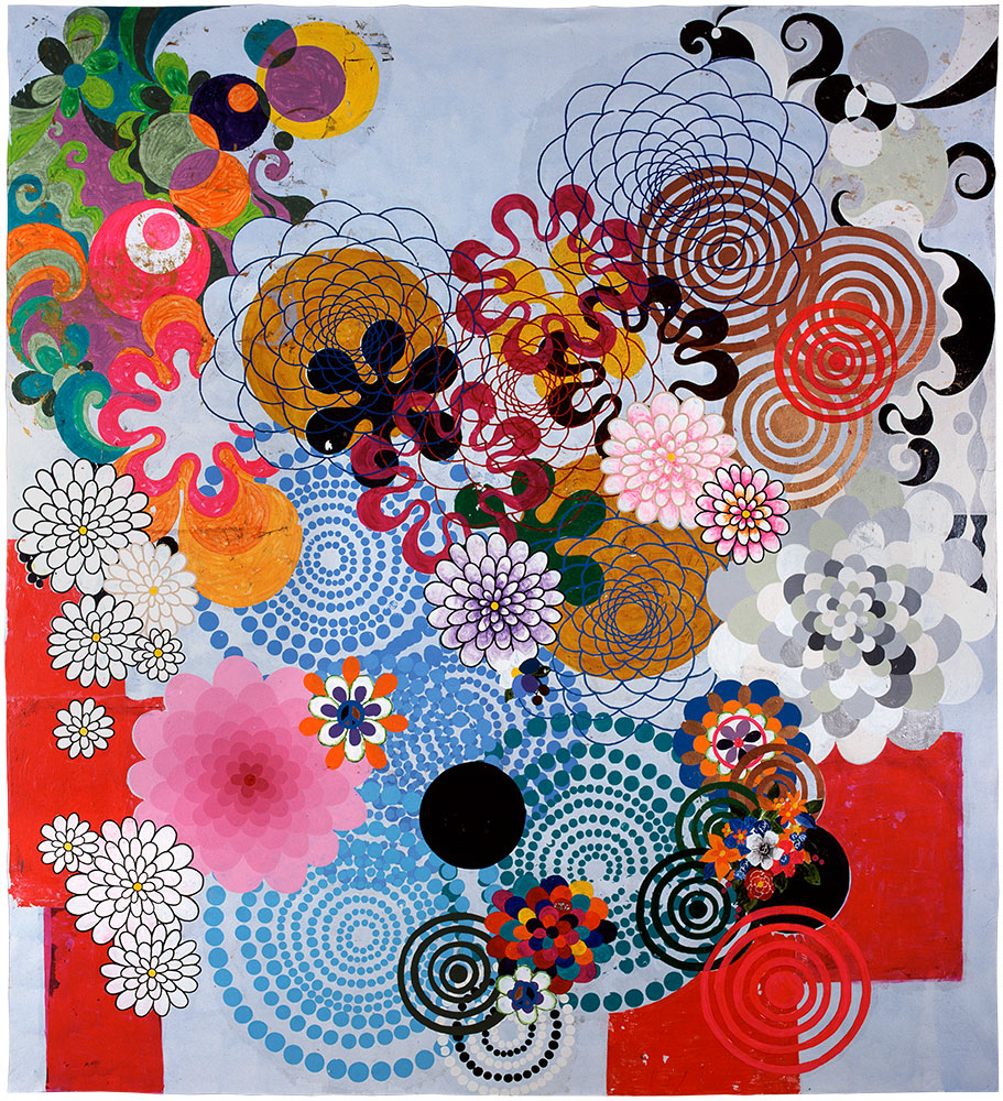 Beatriz Milhazes Maresias, 2002-03, TBA2 l Thyssen-Bornemisza Art Contemporary Collection. Photo Fausto Fleury. © Beatriz Milhazes Studio