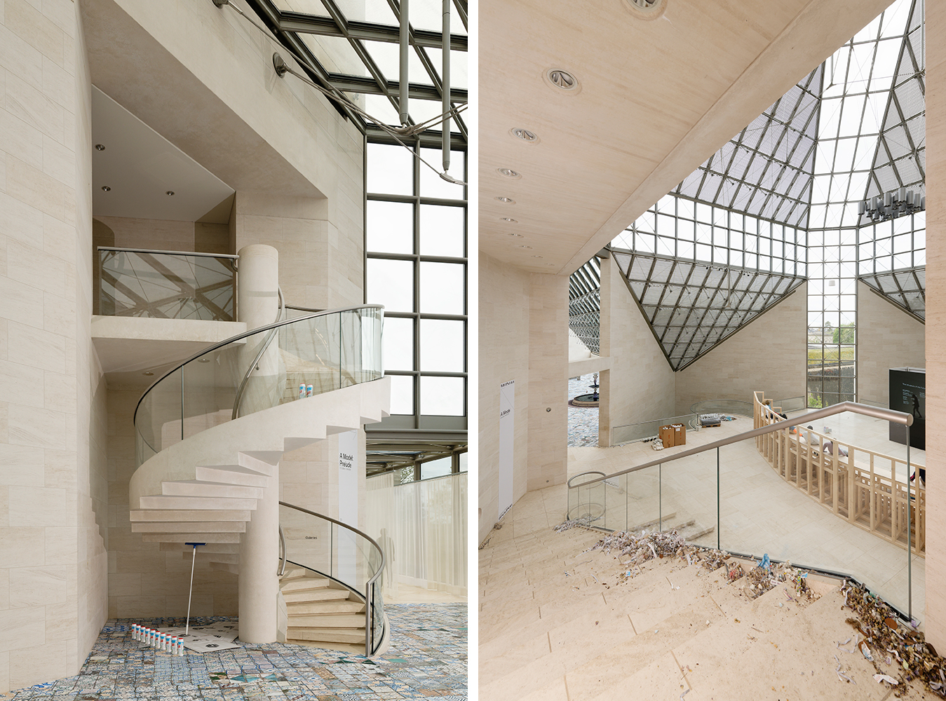Exhibition views: Jason Dodge, Tomorrow, I walked to a dark black star, 2024, Mudam Luxembourg, © Photo: Aurélien Mole | Mudam Luxembourg