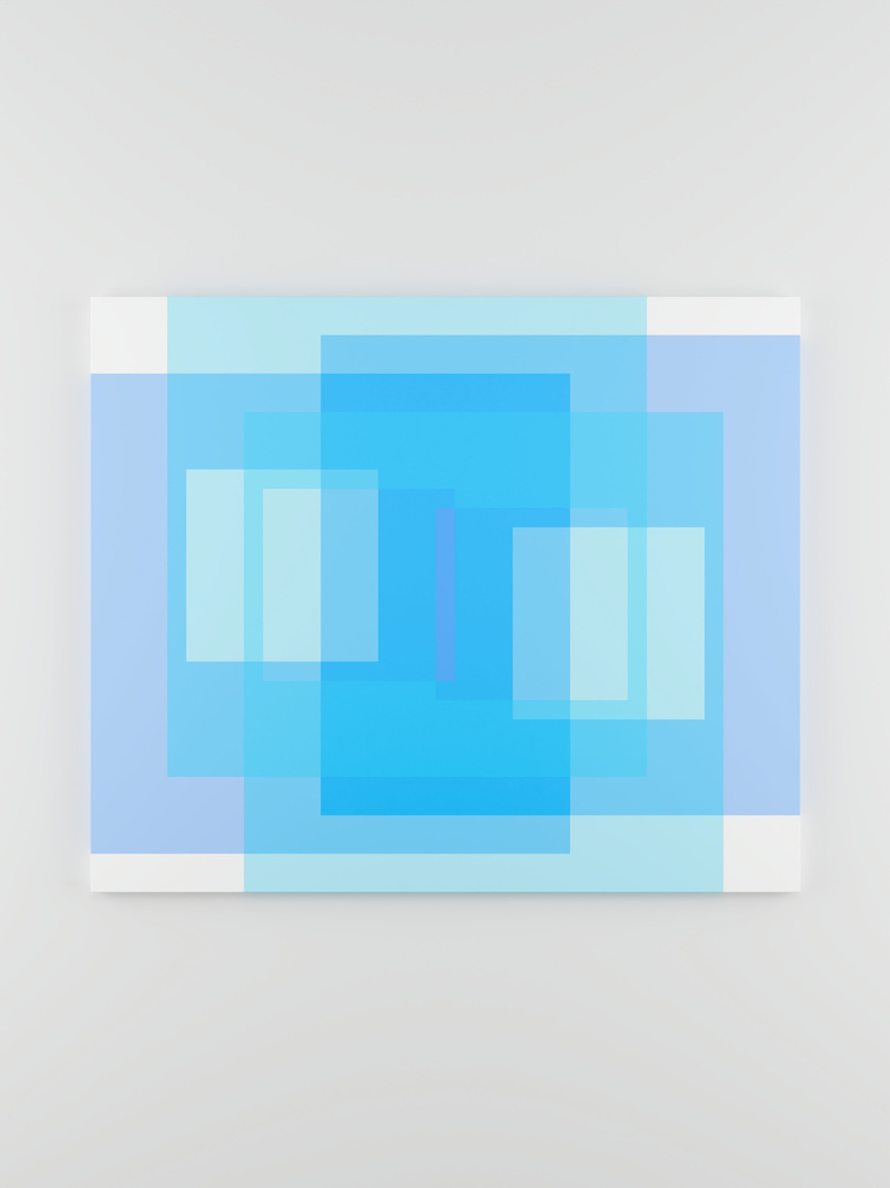David Magán, Multilayered 07 v.03, 2023, pigment ink on canvas, 136 x 162 cm, © David Magán, Courtesy the artist and Galerie Denise René