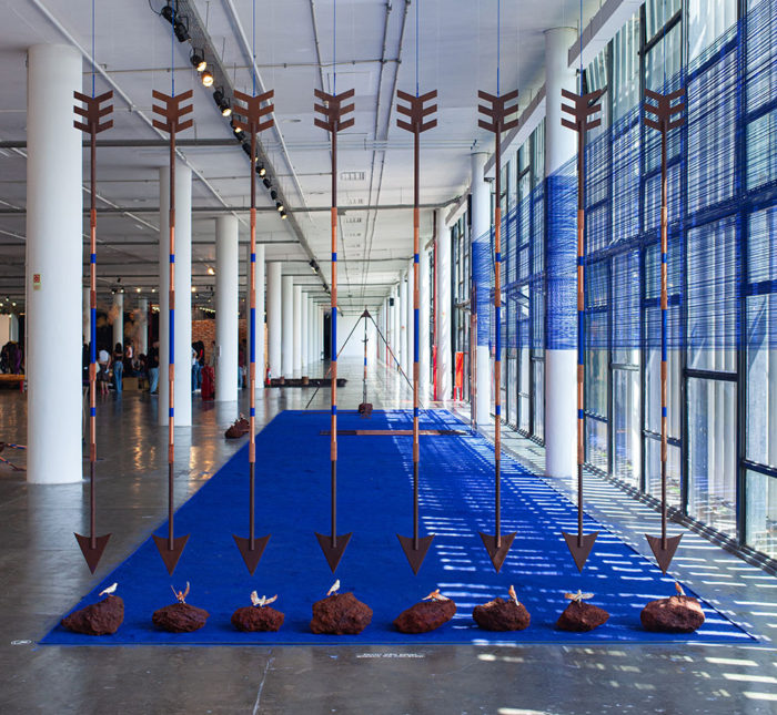 Luana Vitra, Lung of the mine, installation at the 35th São Paulo Biennial, 2023 Image Courtesy: Victor Galvao
