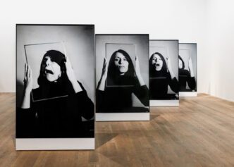 Katalin Ladik, Poemim, 1978/2016 Photo-performance. © Katalin Ladik. Photo: My Matson/Moderna Museet