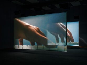 View of Anri Sala’s “Ravel Ravel Interval” (2017) in the exhibition Out of the Box, held at Schaulager, Switzerland, 2023. Schaulager, ® Münchenstein/Basel. © Anri Sala. Photo Tom Bisig, Basel