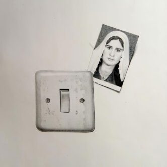 Cengiz Tekin, from the series “Silence”, 2017, charcoal on paper, 30 x 25 cm, © Cengiz Tekin, Courtesy the artist and Zilberman Gallery
