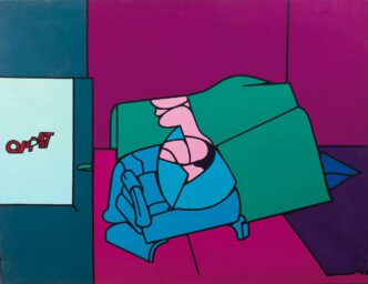 Valerio Adami, Complet, 1970, acrylic on canvas, 90 x 117 cm, Courtesy Tornabuoni Art