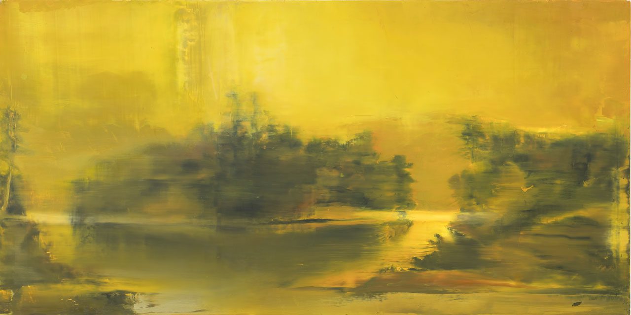 Ull Hohn, Untitled, 1989. Öl auf Holzkiste. 56 x 112 x 15 cm. Courtesy Privatsammlung, Berli