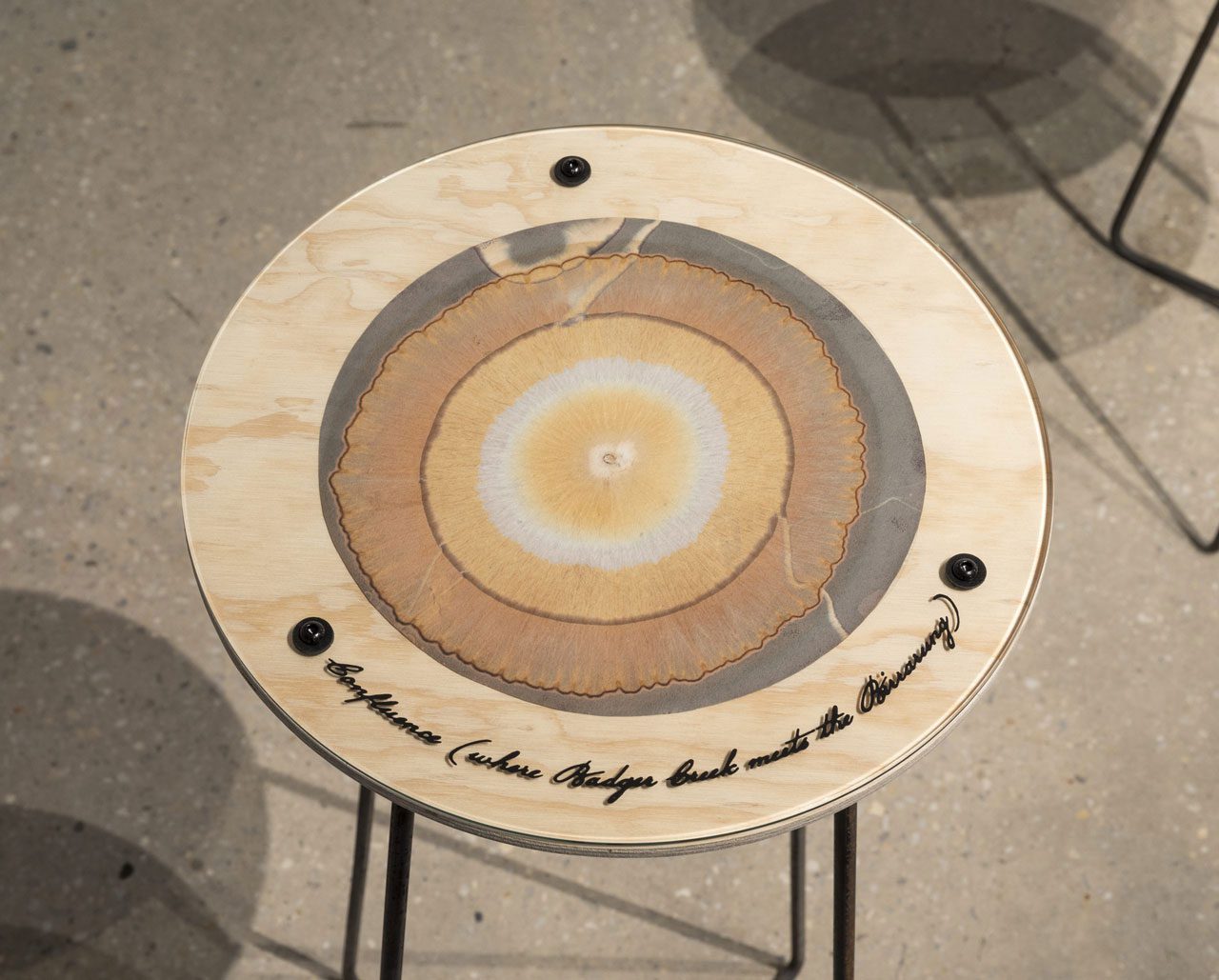 <p>Megan Cope and Keg de Souza<br /><em>Soil Stories of Coranderrk</em> 2023<br /> installation view, <em>The Soils Project</em>, TarraWarra Museum of Art, 2023<br /> Courtesy of the artist and Milani Gallery, Brisbane / Courtesy of the artist<br /> Photo: Andrew Curtis</p>