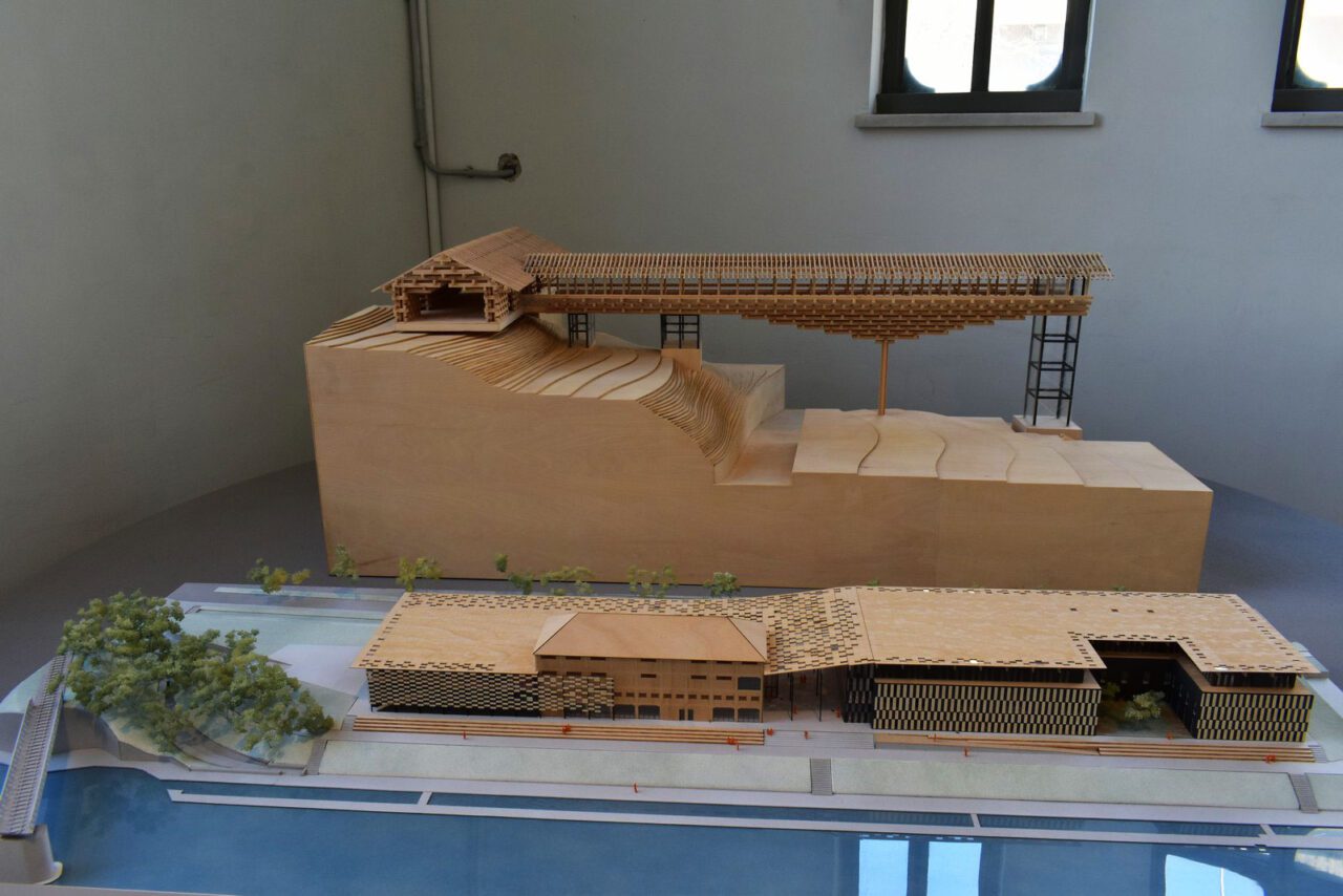 Kengo Kuma, Onomatopoeia, Exhibition view Former Public Tobacco Factory-Athens, 2025, Photo: © & Courteys Dimitris Lempesis
