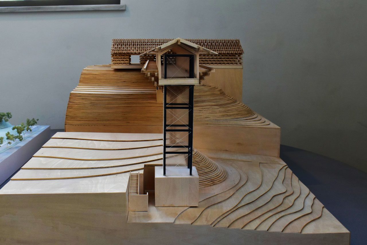 Kengo Kuma, Onomatopoeia, Exhibition view Former Public Tobacco Factory-Athens, 2025, Photo: © & Courteys Dimitris Lempesis