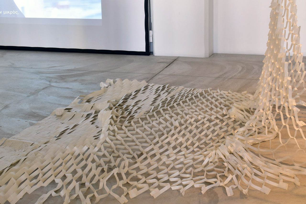 Kengo Kuma, Onomatopoeia, Exhibition view Former Public Tobacco Factory-Athens, 2025, Photo: © & Courteys Dimitris Lempesis