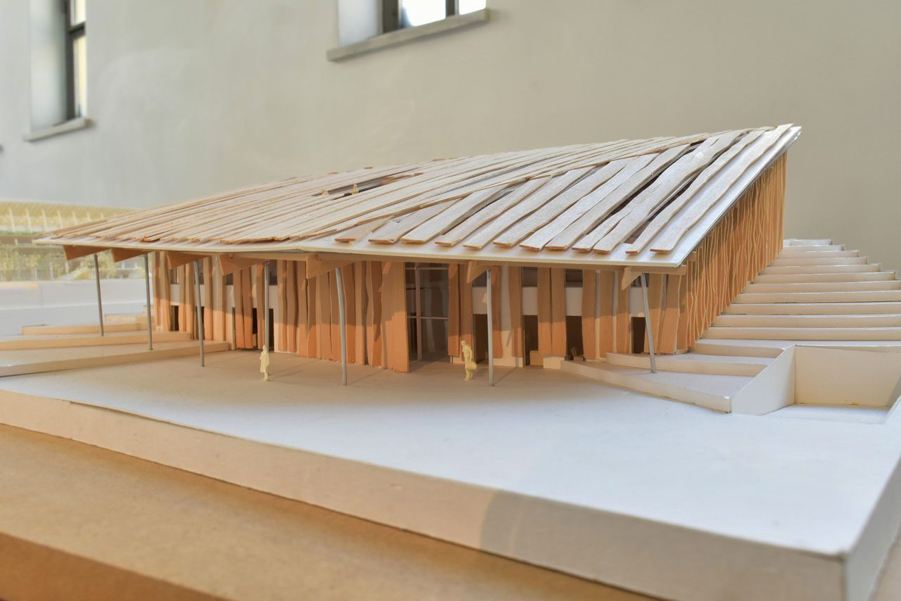 Kengo Kuma, Onomatopoeia, Exhibition view Former Public Tobacco Factory-Athens, 2025, Photo: © & Courteys Dimitris Lempesis