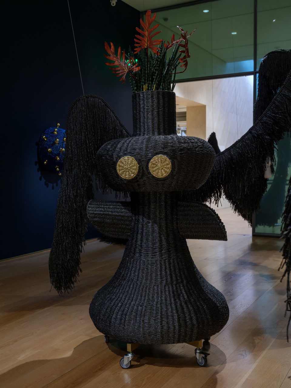 Installation view of Haegue Yang: Lost Lands and Sunken Fields, Nasher Sculpture Center, Dallas, Texas. February 1–April 27, 2025. Photo by Kevin Todora, courtesy of the artist and Nasher Sculpture Center