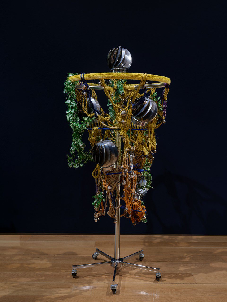 Installation view of Haegue Yang: Lost Lands and Sunken Fields, Nasher Sculpture Center, Dallas, Texas. February 1–April 27, 2025. Photo by Kevin Todora, courtesy of the artist and Nasher Sculpture Center