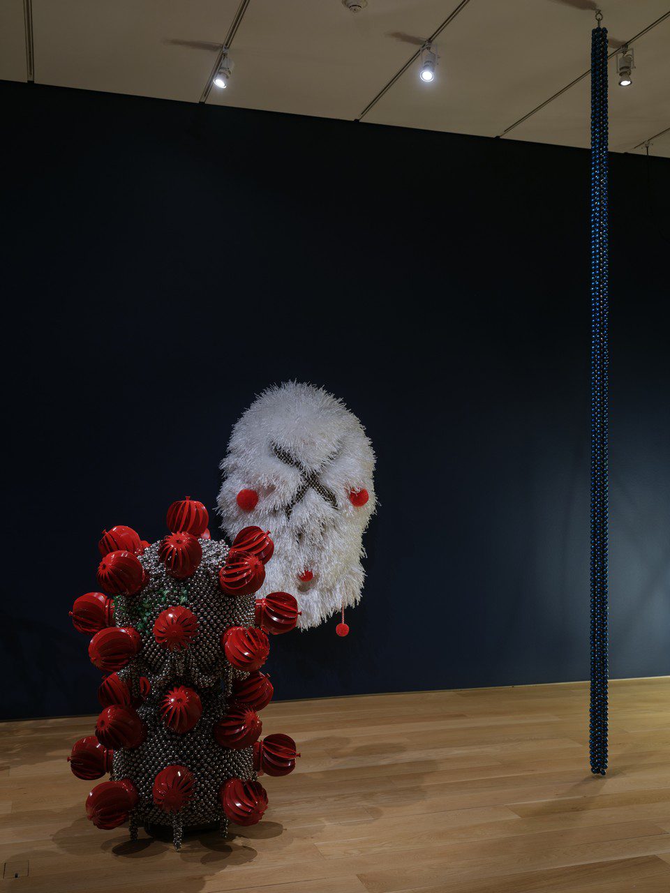 Installation view of Haegue Yang: Lost Lands and Sunken Fields, Nasher Sculpture Center, Dallas, Texas. February 1–April 27, 2025. Photo by Kevin Todora, courtesy of the artist and Nasher Sculpture Center