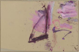 Martha Jungwirth, Untitled, 2020,Oil on paper on canvas. 157 x 241.2 cm (61.81 x 94.96 in), © Martha Jungwirth, Courtesy the artist and Thaddaeus Ropac Gallery
