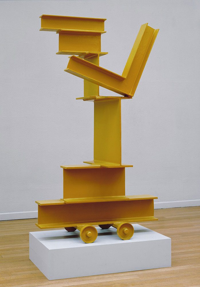 David Smith, Untitled (Zig VI), 1964, Steel, paint, 200.3 x 112.7 x 73.7 cm, The Estate of David Smith, New York, © 2025 The Estate of David Smith, VAGA, New York / VEGAP, Bilbao, 2025Photo: Jonty Wilde